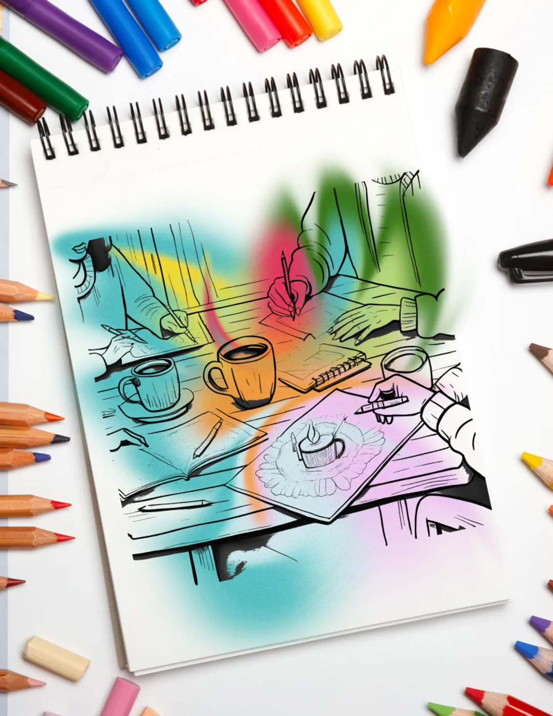 Coloring and Coffee