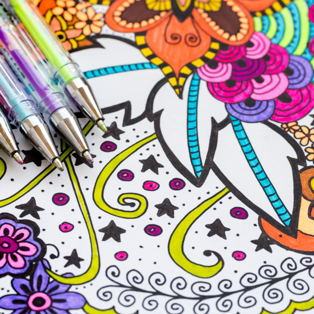 Adult Coloring Club at San Pedro Public Library